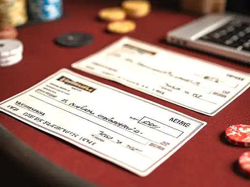 Deposit checklist concept for