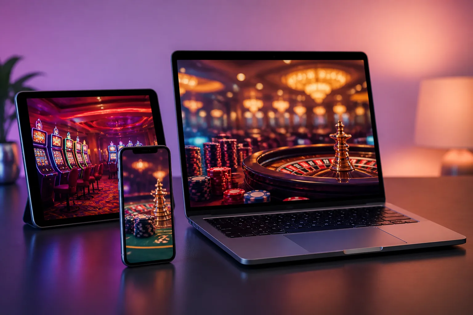 Responsive mobile access concept for the A Big Candy Casino website
