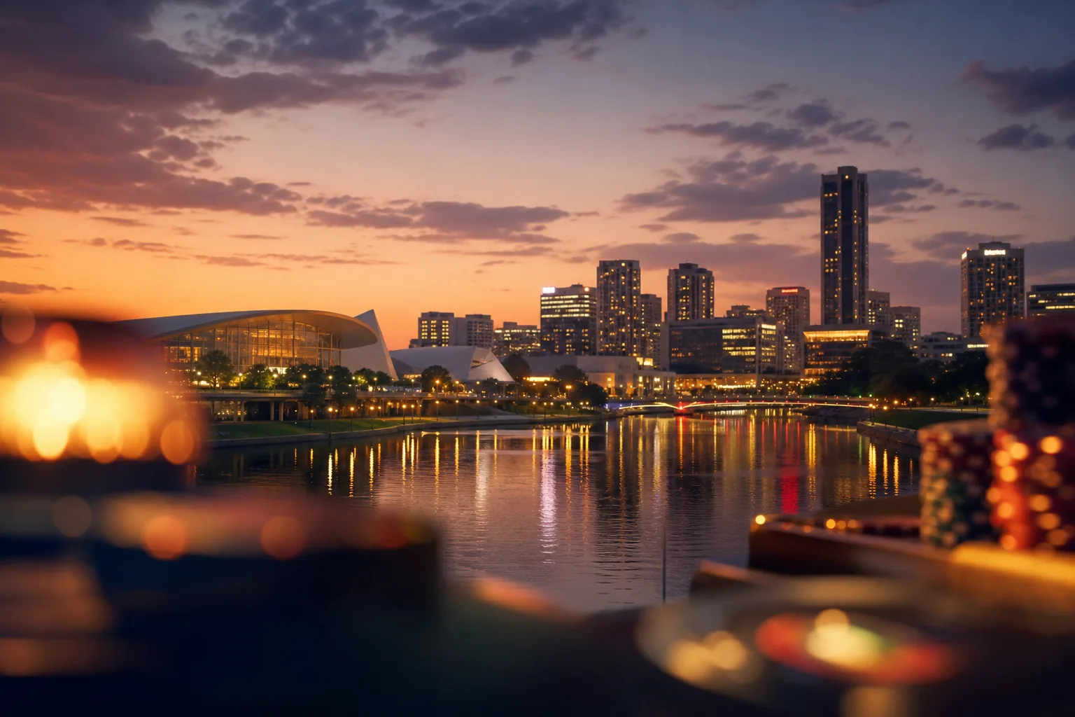 Editorial city guide graphic for A Big Candy Casino readers in Adelaide, SA