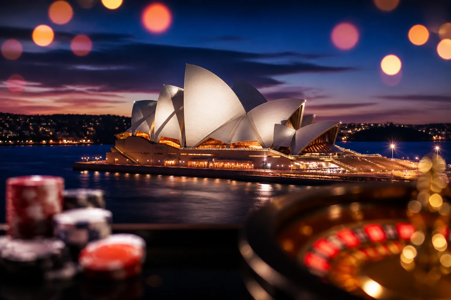 Editorial city guide graphic for A Big Candy Casino readers in Sydney, NSW